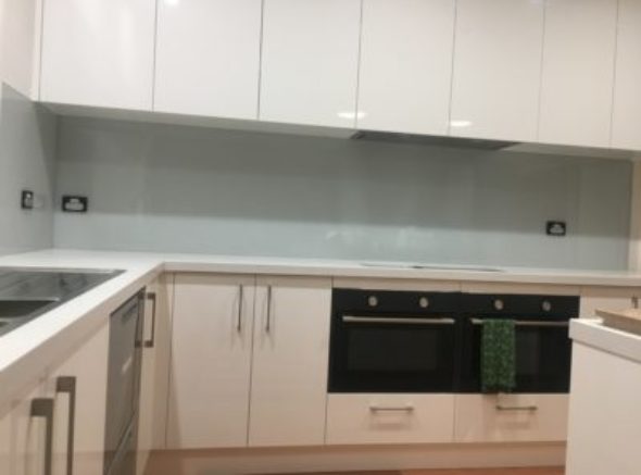 Sliding Glass Splashback